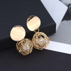 Fashion ball Geometric earrings - asilstores