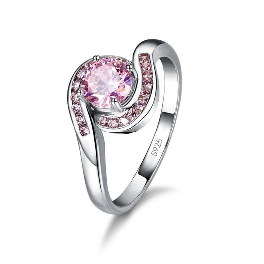 New Design Pink Cubic Ring - asilstores