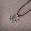Vintage Lotus Meditation Pendant Necklace - asilstores