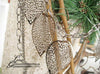 Silver Light Leaf Multi-Layer Long Necklace