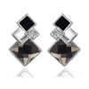 Brincos Vintage Long Square Crystal Earring - asilstores