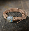 Rope Wrap Bracelet Natural Stones - asilstores
