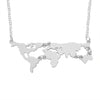 Hiphop Map of Africa Necklaces Pendants Gold Silver - asilstores