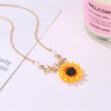 Sunflower Pendant Alloy Necklace - asilstores