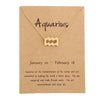 Sign 12 Constellation Necklaces Pendants Choker - asilstores