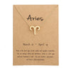 Sign 12 Constellation Necklaces Pendants Choker - asilstores