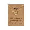 Sign 12 Constellation Necklaces Pendants Choker - asilstores