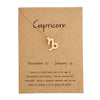 Sign 12 Constellation Necklaces Pendants Choker - asilstores