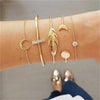 Fashion Punk Gold  Open Bracelet - asilstores