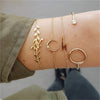 Fashion Punk Gold  Open Bracelet - asilstores