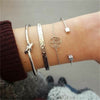 Fashion Punk Gold  Open Bracelet - asilstores