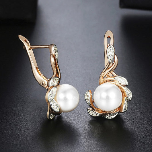 Rose Gold Stud Earrings - asilstores