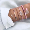 Bohemian Handmade Weave Heart  Bracelet Sets - asilstores