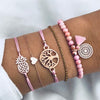 Bohemian Handmade Weave Heart  Bracelet Sets - asilstores