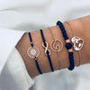 Bohemian Handmade Weave Heart  Bracelet Sets - asilstores