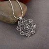 Vintage Lotus Meditation Pendant Necklace - asilstores